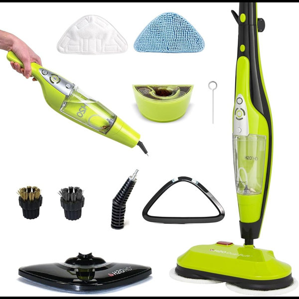 Aristell Dual Buff Steam Mop, 8 In 1 Handheld Steam Cleaner For Kitchen